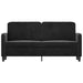 2-seater Sofa Black 140 Cm Velvet Tpkaai