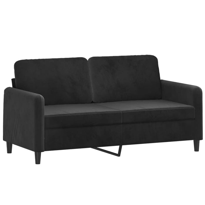2-seater Sofa Black 140 Cm Velvet Tpkaai