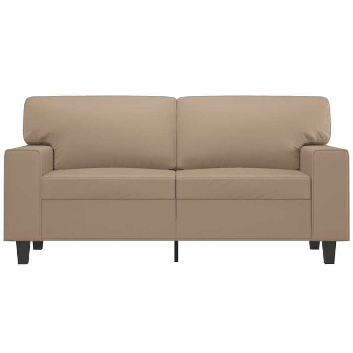2-seater Sofa Cappuccino 120 Cm Faux Leather Tpkaol