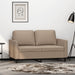 2-seater Sofa Cappuccino 120 Cm Faux Leather Tpkttx