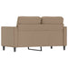2-seater Sofa Cappuccino 120 Cm Faux Leather Tpkttx