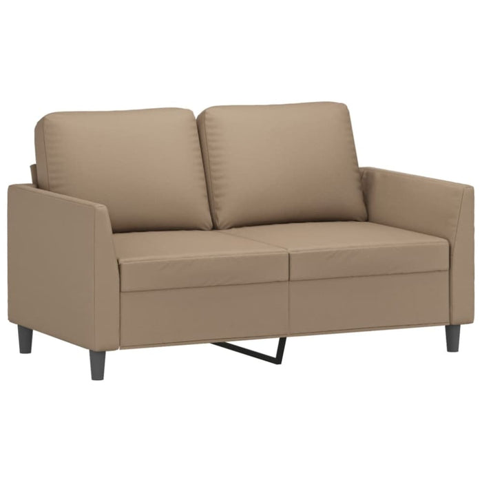 2-seater Sofa Cappuccino 120 Cm Faux Leather Tpkttx