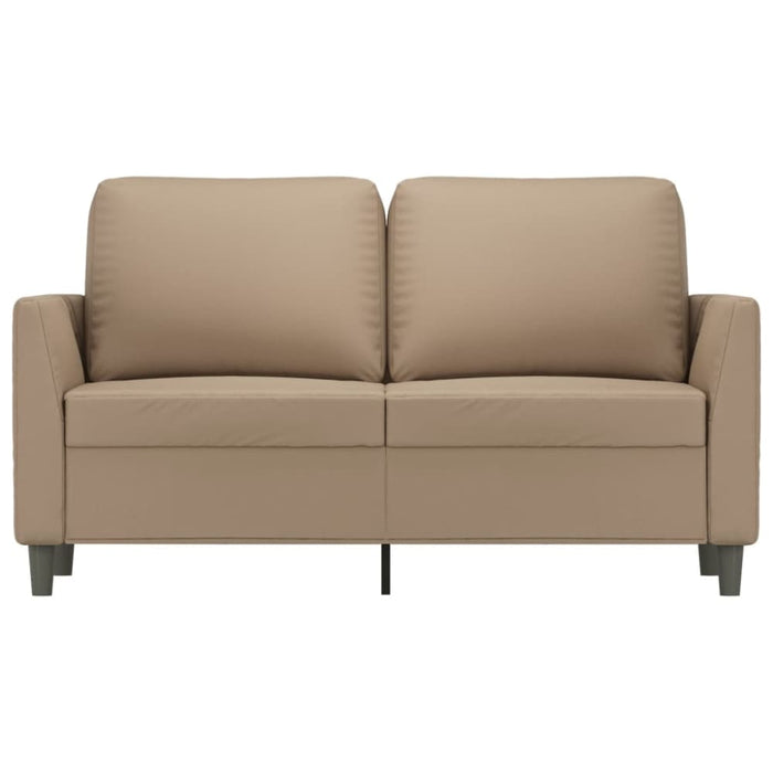 2-seater Sofa Cappuccino 120 Cm Faux Leather Tpkttx