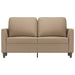 2-seater Sofa Cappuccino 120 Cm Faux Leather Tpkttx