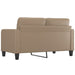 2 - seater Sofa Cappuccino 140 Cm Faux Leather Tpkoxo