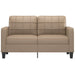 2 - seater Sofa Cappuccino 140 Cm Faux Leather Tpkoxo