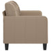 2 - seater Sofa Cappuccino 140 Cm Faux Leather Tpkoxo
