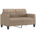 2 - seater Sofa Cappuccino 140 Cm Faux Leather Tpkoxo