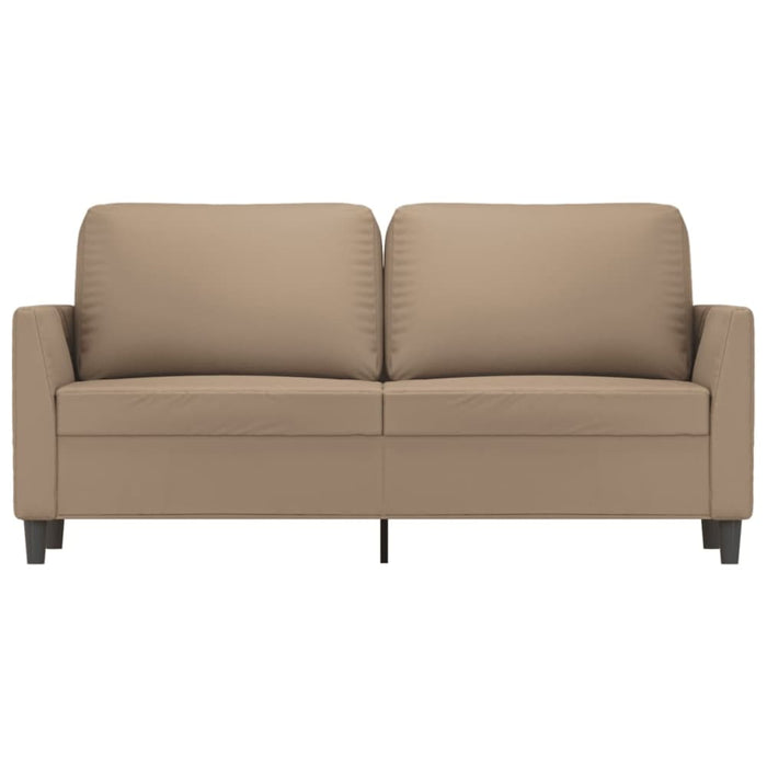 2-seater Sofa Cappuccino 140 Cm Faux Leather Tpktti