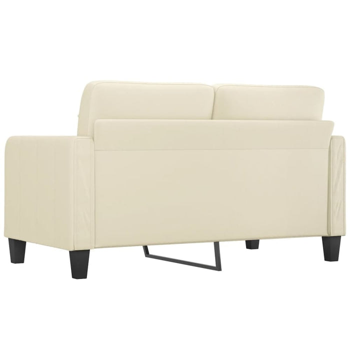 2-seater Sofa Cream 140 Cm Faux Leather Tpkoon