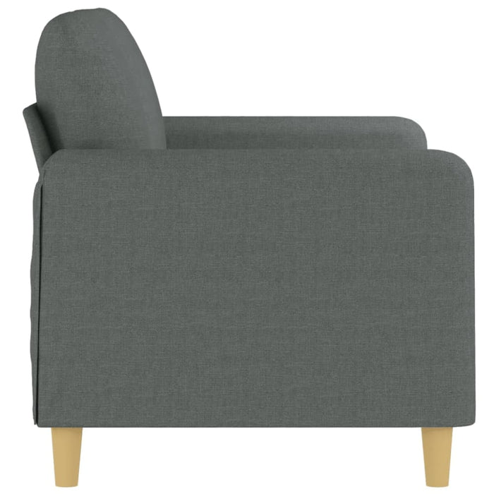 2-seater Sofa Dark Grey 120 Cm Fabric Tpkaio