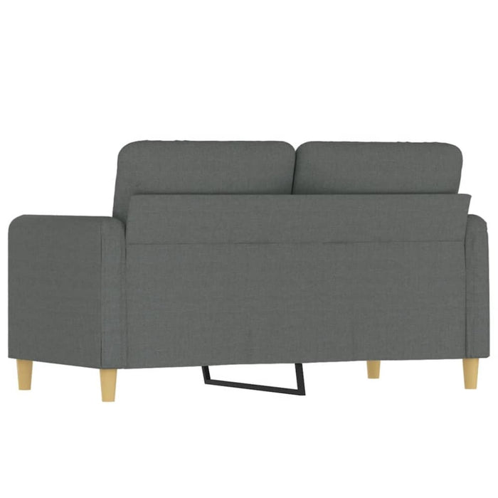 2-seater Sofa Dark Grey 120 Cm Fabric Tpkaio