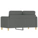 2-seater Sofa Dark Grey 120 Cm Fabric Tpkaio