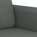 2-seater Sofa Dark Grey 120 Cm Fabric Tpkaio