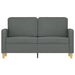 2-seater Sofa Dark Grey 120 Cm Fabric Tpkaio