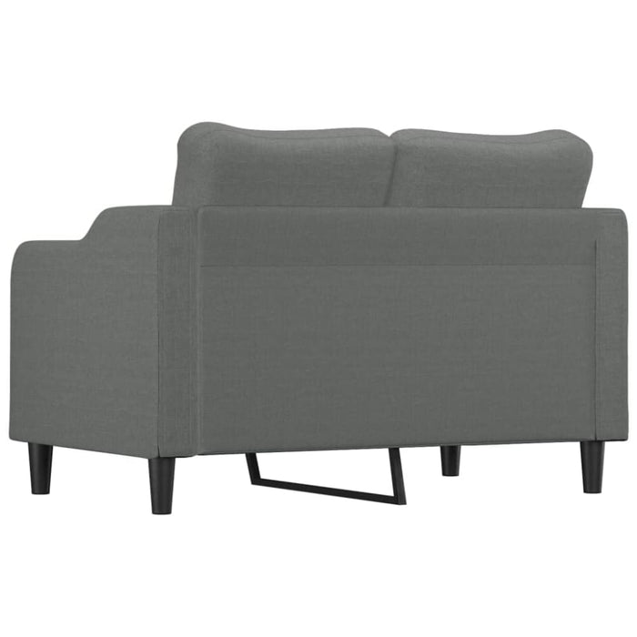 2-seater Sofa Dark Grey 120 Cm Fabric Tpktpx