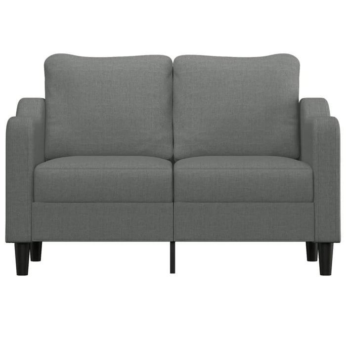 2-seater Sofa Dark Grey 120 Cm Fabric Tpktpx