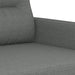2-seater Sofa Dark Grey 120 Cm Fabric Tpkxxn