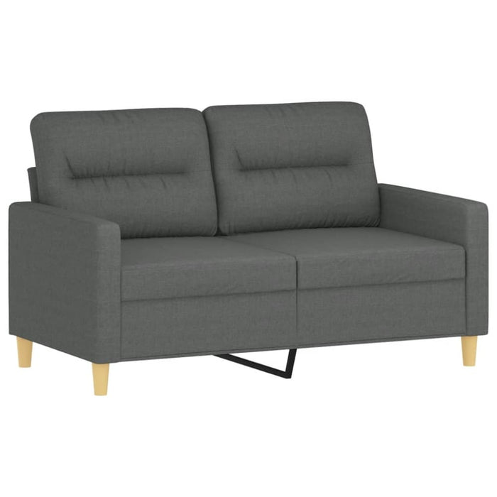 2-seater Sofa Dark Grey 120 Cm Fabric Tpkxxn