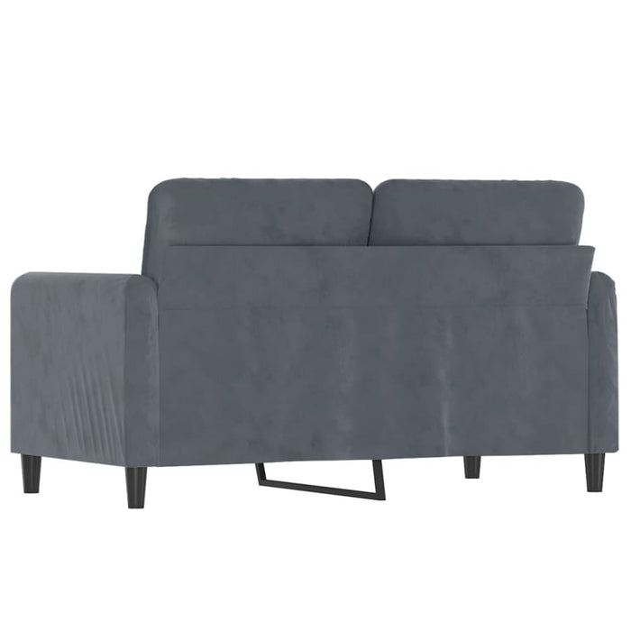 2-seater Sofa Dark Grey 120 Cm Velvet Tpkatt