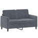 2-seater Sofa Dark Grey 120 Cm Velvet Tpkatt