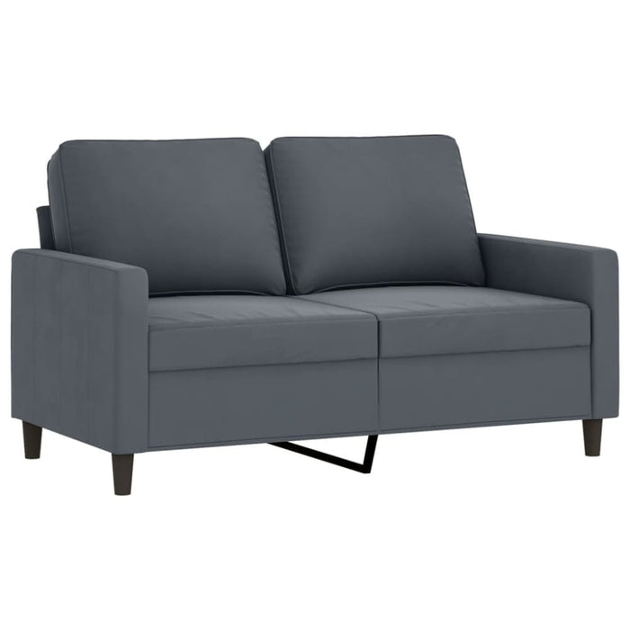2-seater Sofa Dark Grey 120 Cm Velvet Tpkokb