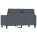 2-seater Sofa Dark Grey 120 Cm Velvet Tpkokb