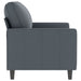 2-seater Sofa Dark Grey 120 Cm Velvet Tpkokb