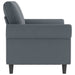 2-seater Sofa Dark Grey 120 Cm Velvet Tpkpxb