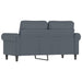2-seater Sofa Dark Grey 120 Cm Velvet Tpkpxb