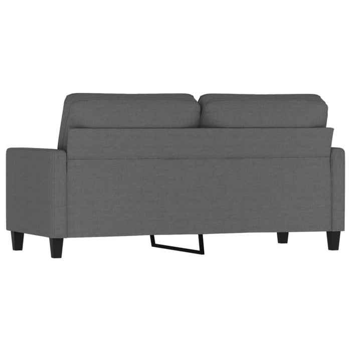 2-seater Sofa Dark Grey 140 Cm Fabric Tpkola