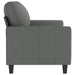 2-seater Sofa Dark Grey 140 Cm Fabric Tpkola