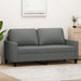 2-seater Sofa Dark Grey 140 Cm Fabric Tpkola