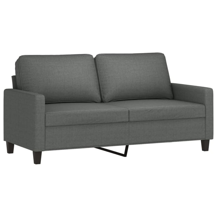 2-seater Sofa Dark Grey 140 Cm Fabric Tpkola
