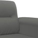 2-seater Sofa Dark Grey 140 Cm Microfibre Fabric Tpkplt