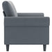2 - seater Sofa Dark Grey 140 Cm Velvet Tpkptb