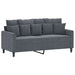 2-seater Sofa Dark Grey 140 Cm Velvet Tpktba