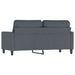 2 - seater Sofa Dark Grey 140 Cm Velvet Tpkxbb