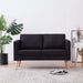 2-seater Sofa Fabric Black Xnotpk