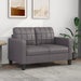 2-seater Sofa Grey 120 Cm Faux Leather Tpkooa