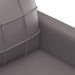 2-seater Sofa Grey 140 Cm Faux Leather Tpkook