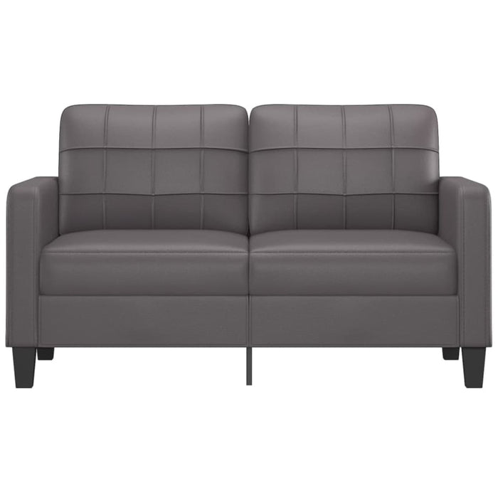 2-seater Sofa Grey 140 Cm Faux Leather Tpkook