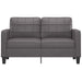 2-seater Sofa Grey 140 Cm Faux Leather Tpkook