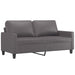 2-seater Sofa Grey 140 Cm Faux Leather Tpkotk