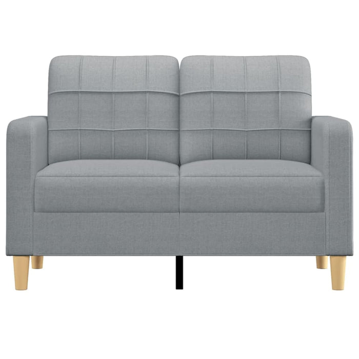 2-seater Sofa Light Grey 120 Cm Fabric Tpkbnt