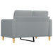 2-seater Sofa Light Grey 120 Cm Fabric Tpkbnt