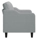 2 - seater Sofa Light Grey 120 Cm Fabric Tpktpo