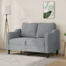 2 - seater Sofa Light Grey 120 Cm Fabric Tpktpo