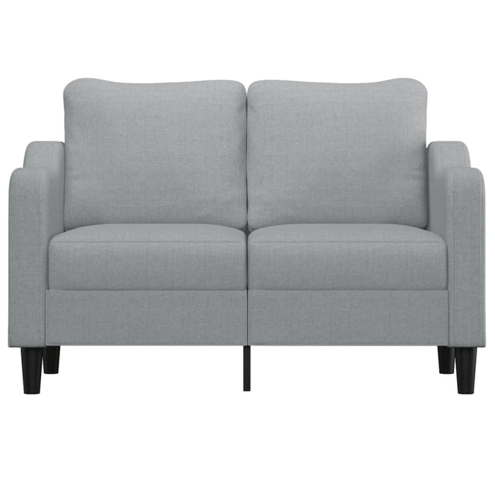 2 - seater Sofa Light Grey 120 Cm Fabric Tpktpo