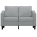2 - seater Sofa Light Grey 120 Cm Fabric Tpktpo